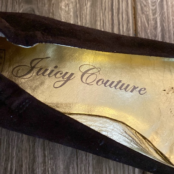 Vintage Juicy Couture suede ballet shoes size 6 - Picture 13 of 15